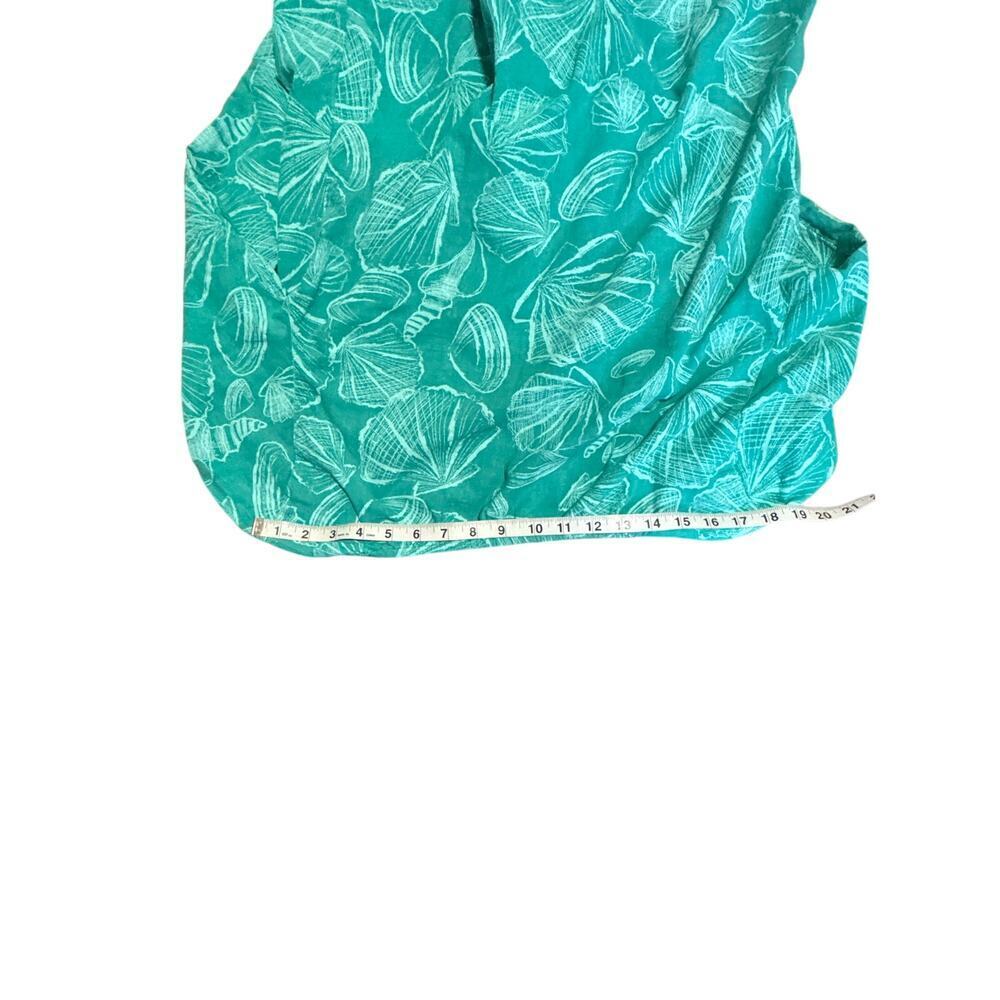 FRESH PRODUCE Blouse in Green Blue Sz M/L - Picture 8 of 9